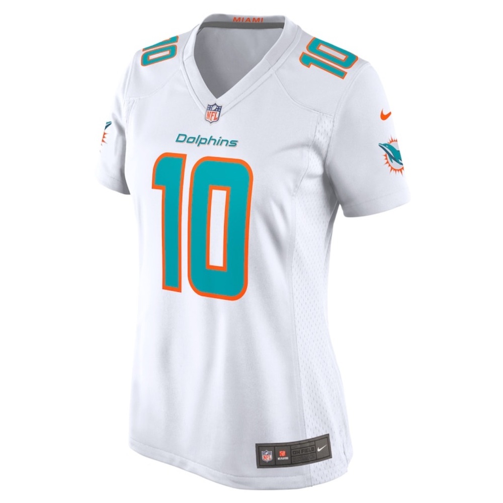 Tyreek Hill Miami Dolphins Nike Women's Player Jersey - White - Picture 2 of 10